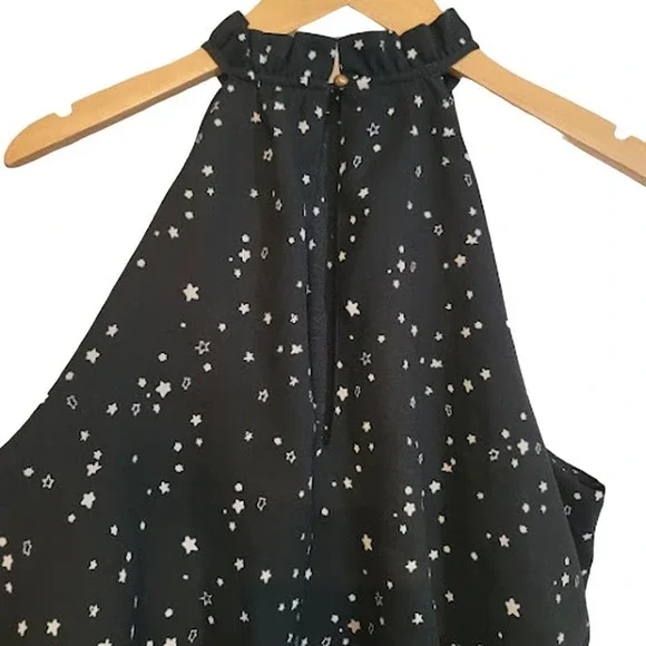 Mudpie -Pacey Star Galaxy Ruffle Flounce Dress - size large- NWOT - Picture 7 of 11